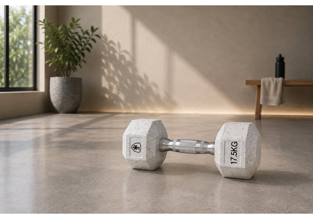 Hex Elite Dumbbell 17.5kg | Megafitness