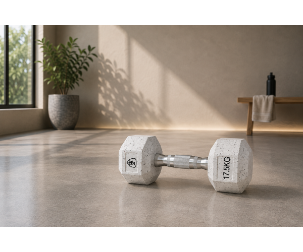 Hex Elite Dumbbell 17.5kg | Megafitness