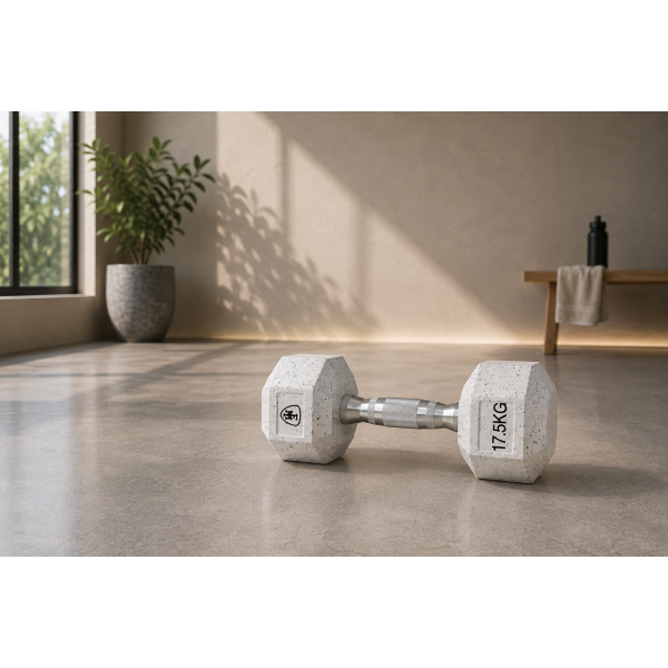 Hex Elite Dumbbell 17.5kg | Megafitness