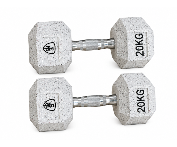 Hex Elite Dumbbell 20kg | Megafitness