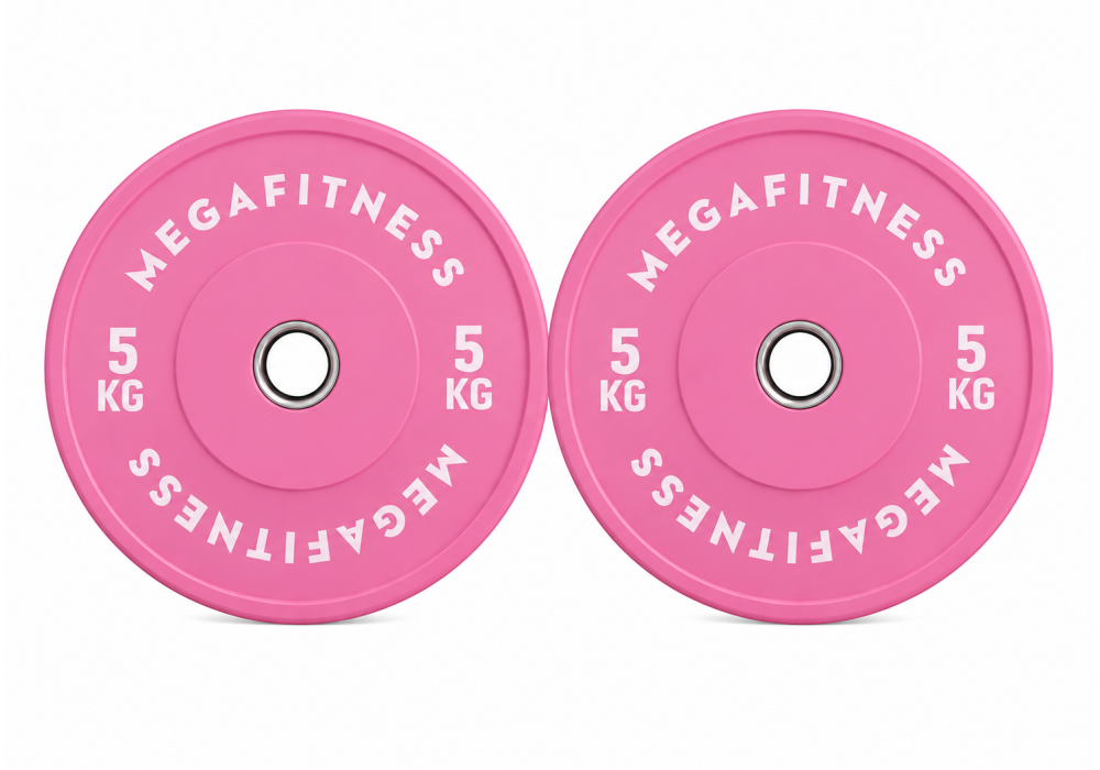 Bumber Plate Olympic Type Pink 5kg|Megafitness