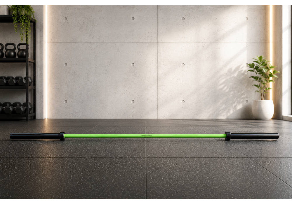 Olympic Bar Competition Cerakote 20kg Green| Megafitness