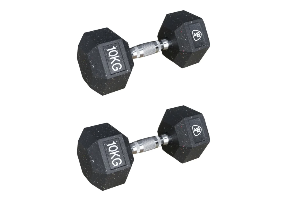 Αλτήρας Elite Εξάγωνος Μαύρος 10kg | Megafitness