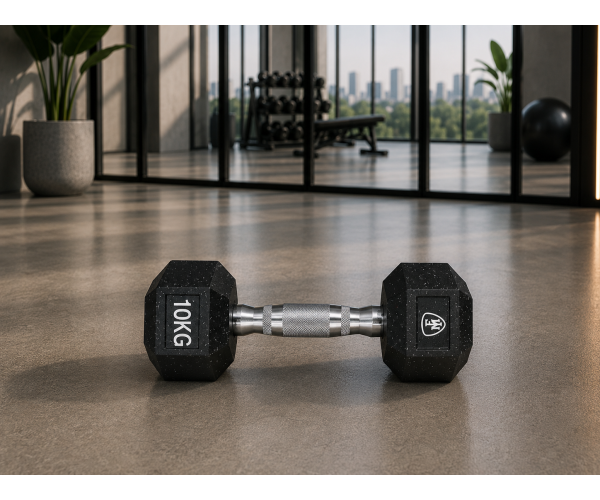 Αλτήρας Elite Εξάγωνος Μαύρος 10kg | Megafitness