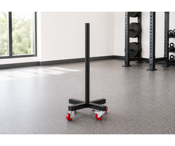 Rolling Bumper Plate Storage Rack |Megafitness