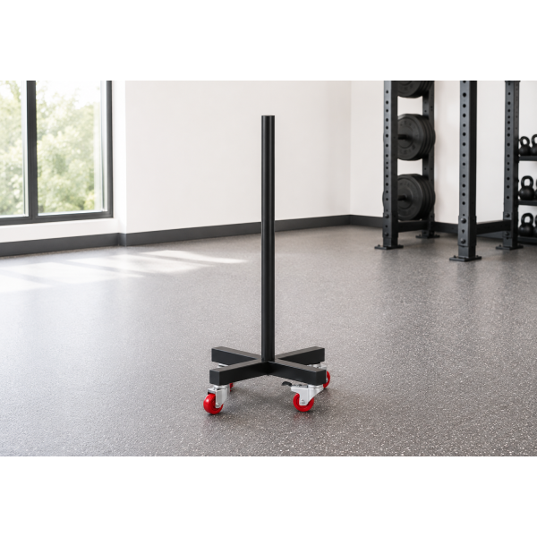 Rolling Bumper Plate Storage Rack |Megafitness