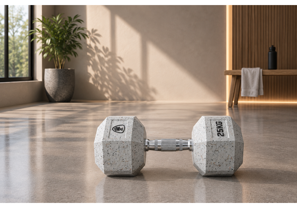Αλτήρας Elite Εξάγωνος Λευκός 25kg MegaFitness