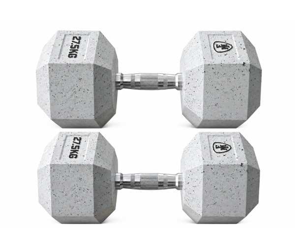 Αλτήρας Elite Εξάγωνος Λευκός 27.5kg MegaFitness