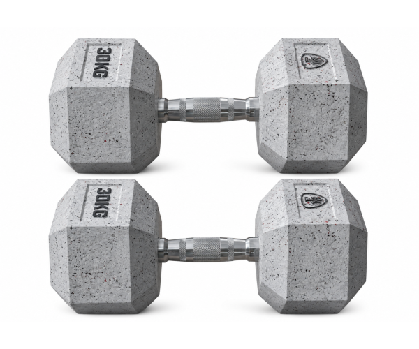 Αλτήρας Elite Εξάγωνος Λευκός 30kg MegaFitness