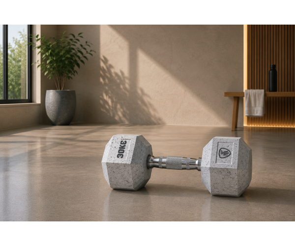 Αλτήρας Elite Εξάγωνος Λευκός 30kg MegaFitness