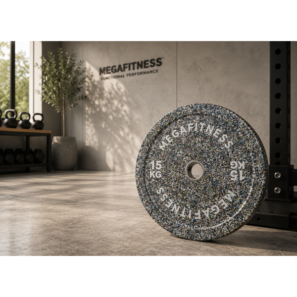 Hi Temp Bumper Plate 15kg|Megafitness