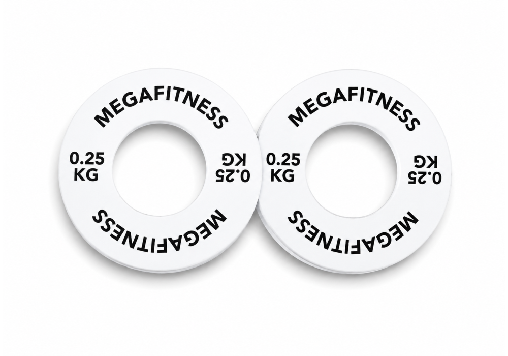 Calibrated Δίσκος Powerlifting 0.25kg Λευκός MegaFitness
