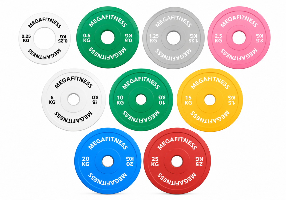 MegaFitness 159 kg Calibrated Powerlifting Plate Set
