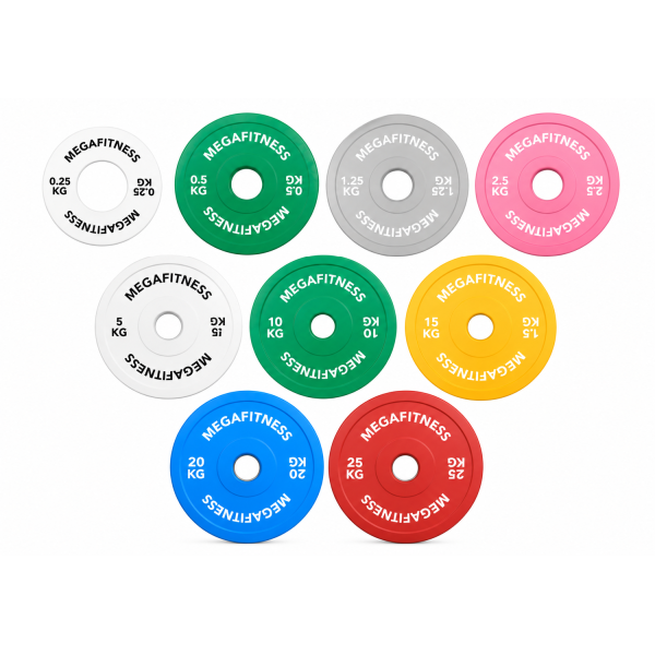 Calibrated Powerlifting Plate Set|Megafitness