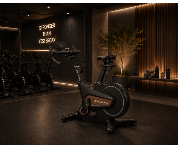 MegaFitness Commercial Spin Bike with 32-Level Resistance