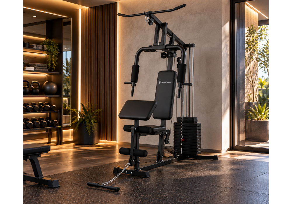 Home Gym with 45kg Weight Stack | Megafitness