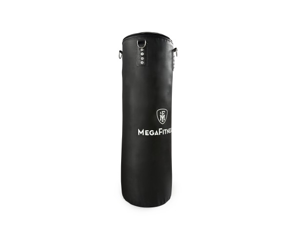 Black PVC adjustable weight punching bag from 20 to 50 kg