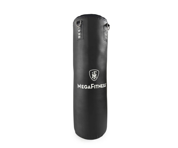 Black PVC adjustable weight punching bag from 20 to 50 kg