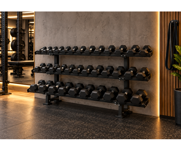15-Pair Dumbbell Rack