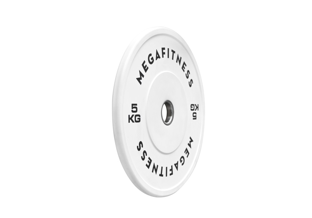Λευκό Bumper Plate 5 kg από Καουτσούκ SBR