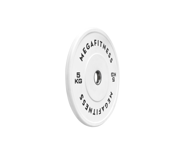 Λευκό Bumper Plate 5 kg από Καουτσούκ SBR