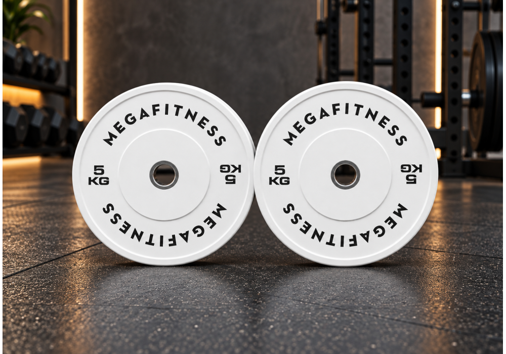 Λευκό Bumper Plate 5 kg από Καουτσούκ SBR