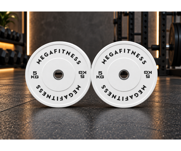 Λευκό Bumper Plate 5 kg από Καουτσούκ SBR
