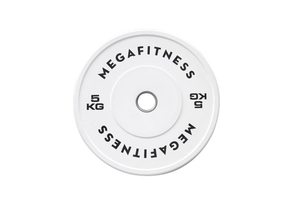 Λευκό Bumper Plate 5 kg από Καουτσούκ SBR