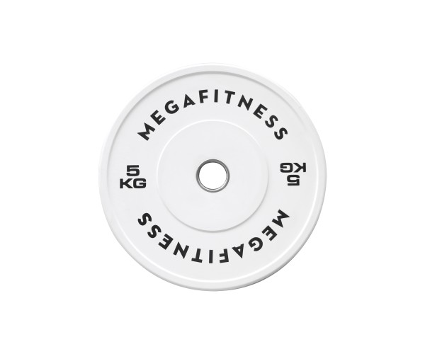 Λευκό Bumper Plate 5 kg από Καουτσούκ SBR