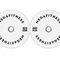 Bumber Plate Olympic Type White 20kg|Megafitness