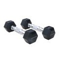 Black Hex Dumbbell 1kg |Megafitness