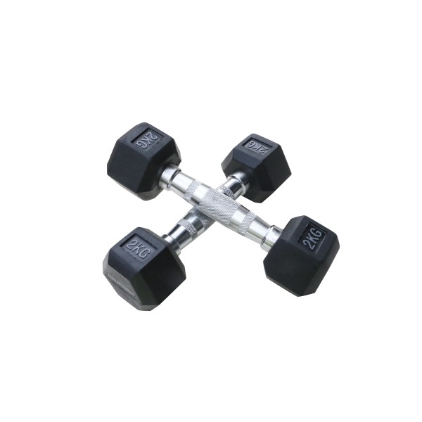 Εξάγωνος Αλτήρας 2kg Μαύρος |Megafitness