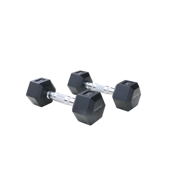 Εξάγωνος Αλτήρας 3kg Μαύρος |Megafitness