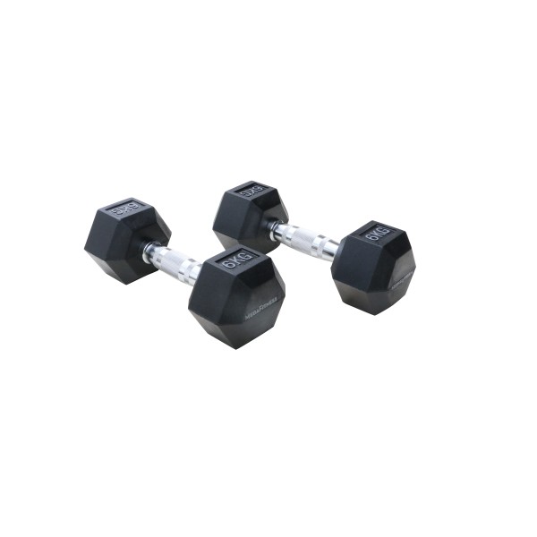 Εξάγωνος Αλτήρας 6kg Μαύρος |Megafitness