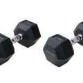 Black Hex Dumbbell 12.5kg | Megafitness