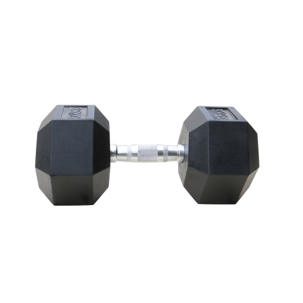 Εξάγωνος Αλτήρας 25kg Μαύρος |Megafitness
