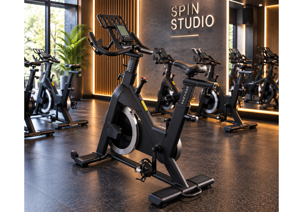 Επαγγελματικό Spin Bike με δίσκο 20 kg και Bluetooth