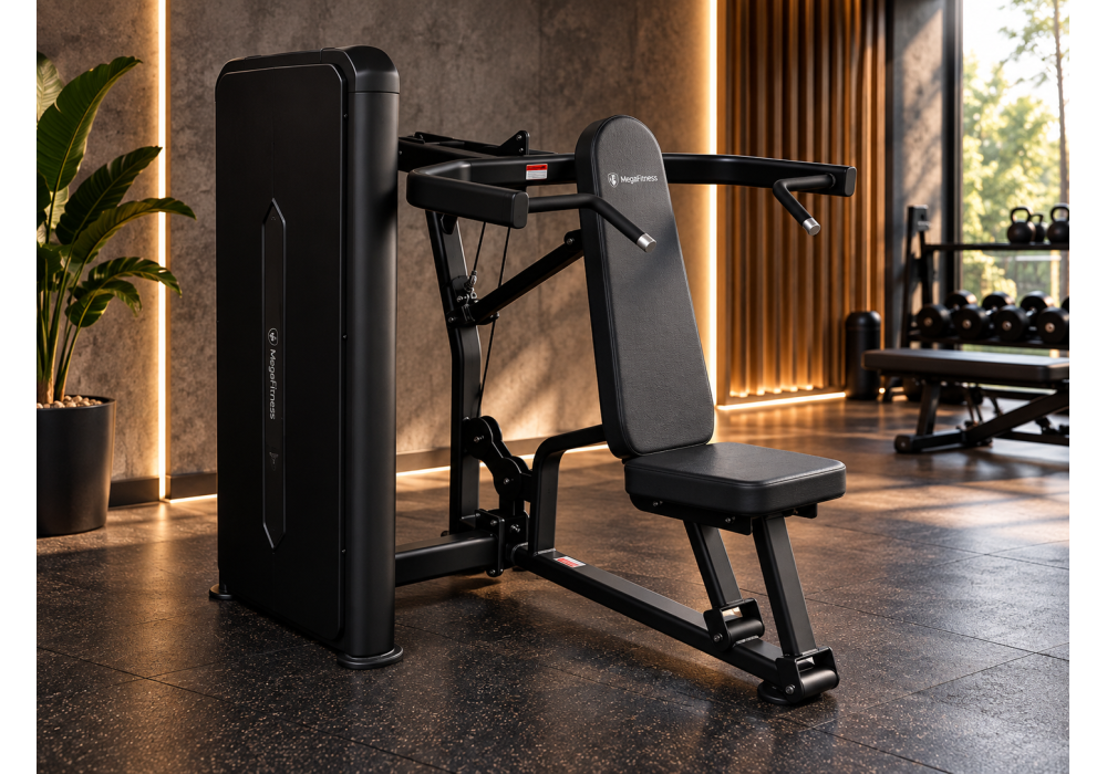 MegaFitness commercial chest and shoulder press machine