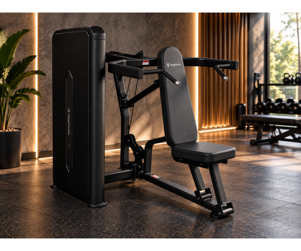 MegaFitness commercial chest and shoulder press machine