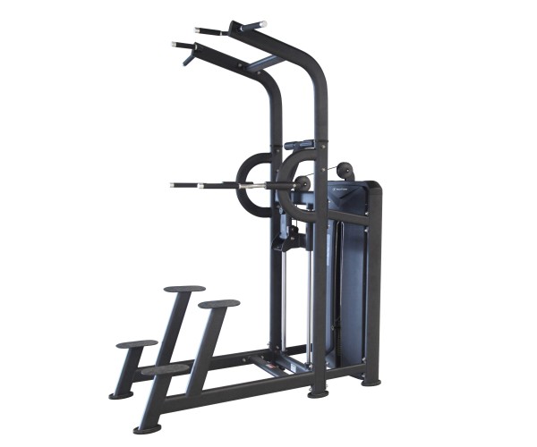 Professional Assisted Chin-Up Machine with 85 kg assistance weight stack