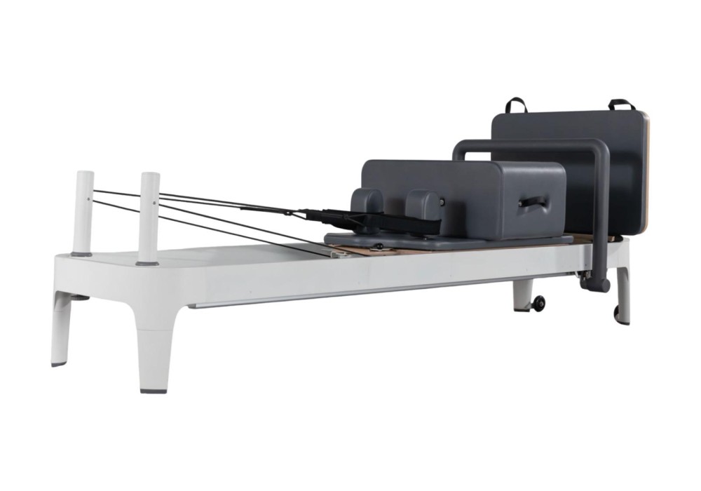 Premium Pilates Reformer αλουμινίου με αντιβακτηριακή ταπετσαρία