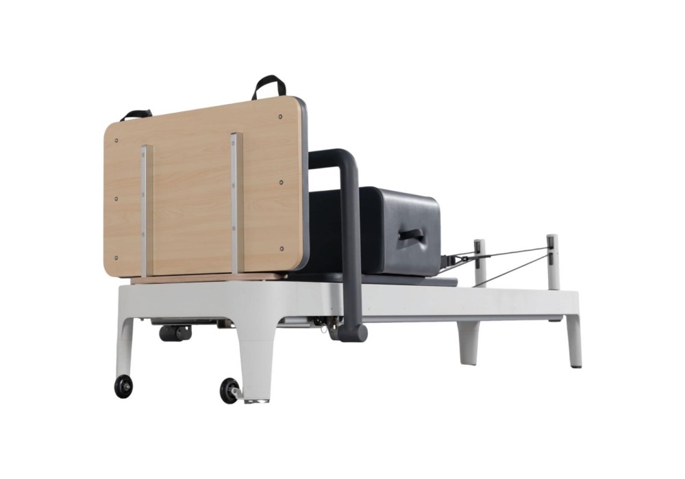 Premium Pilates Reformer αλουμινίου με αντιβακτηριακή ταπετσαρία