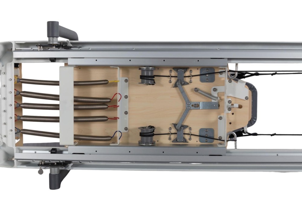 Premium Pilates Reformer αλουμινίου με αντιβακτηριακή ταπετσαρία