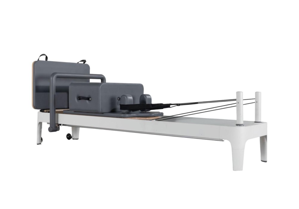 Premium Pilates Reformer αλουμινίου με αντιβακτηριακή ταπετσαρία