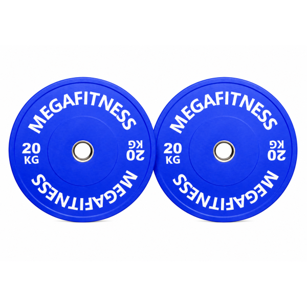 Bumper Plate Olympic Type Blue 20kg|Megafitness