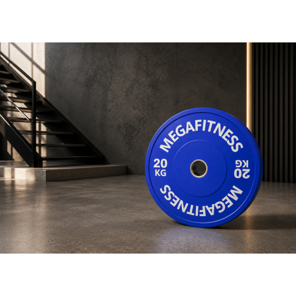 Bumper Plate Olympic Type Blue 20kg|Megafitness