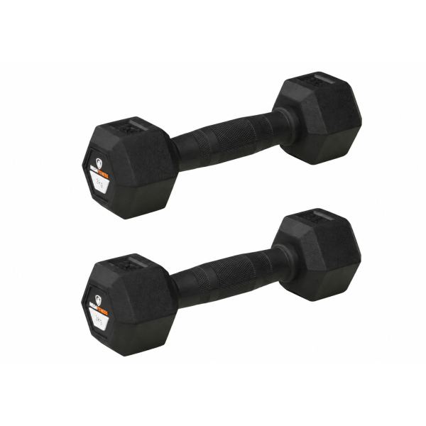 Hex Rubber Dumbbell 2kg |Megafitness