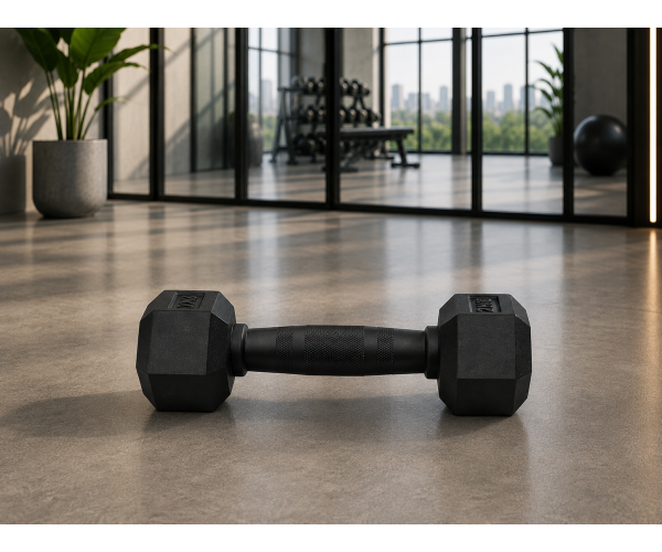 Hex Rubber Dumbbell 2kg |Megafitness