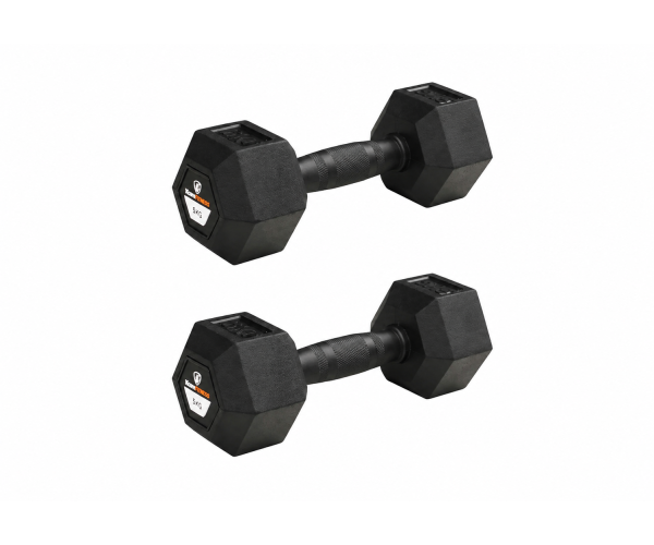 Αλτήρας Εξάγωνος Rubber 6kg |Megafitness