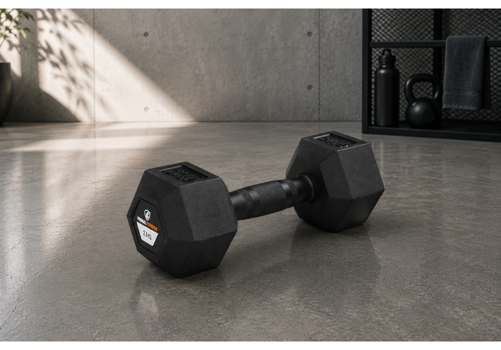 Αλτήρας Εξάγωνος Rubber 6kg |Megafitness